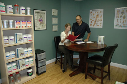 Receive body fat & nutrition consultation at ReCharge Chiropractic & Sports Injury Center